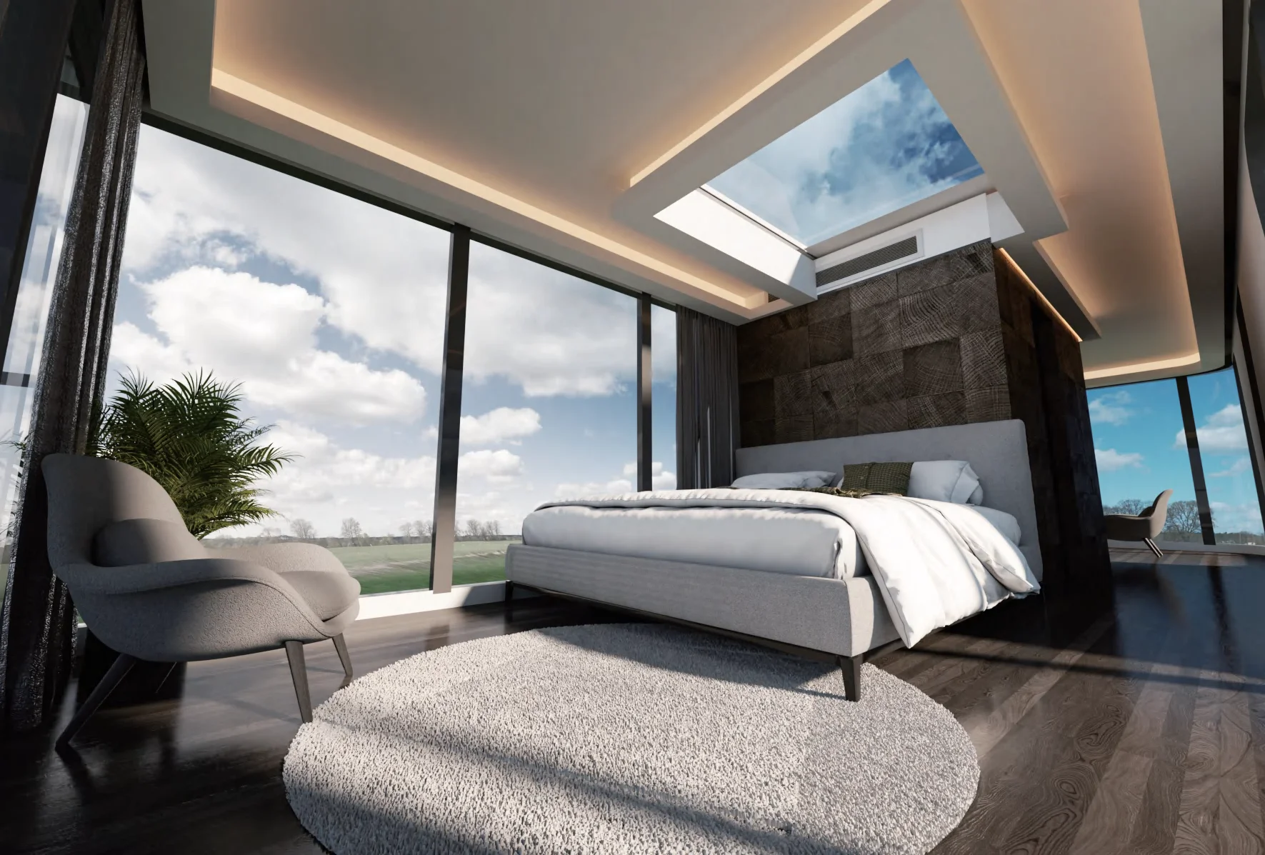 Compacte cabin op camping